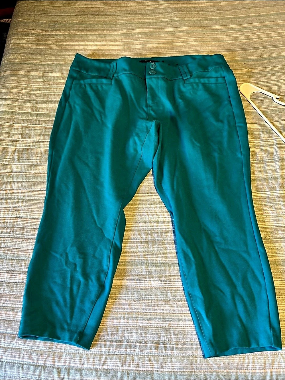 Torrid Cropped Pants in Green Size 20R